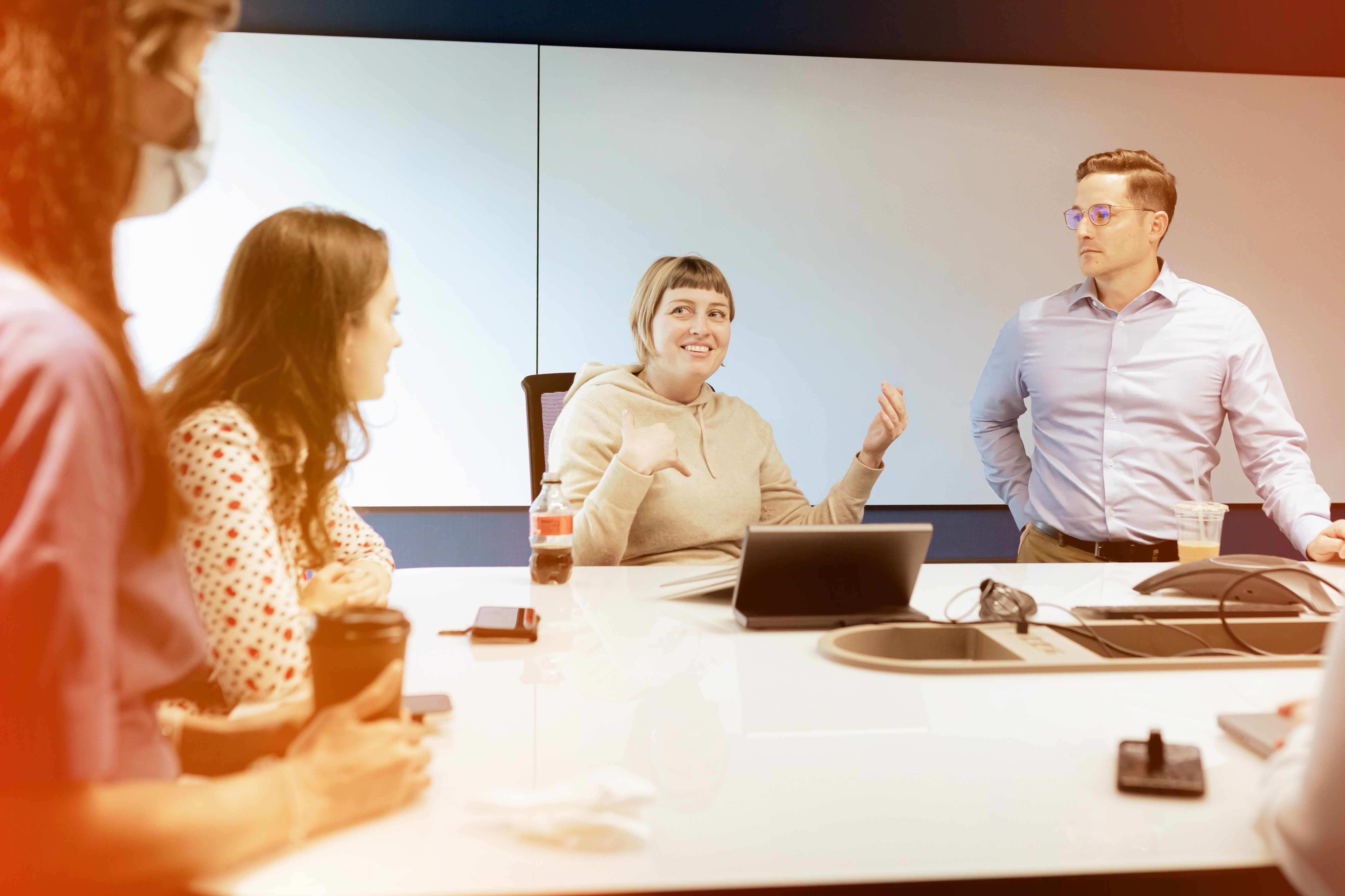 Group of Colleagues in a Meeting